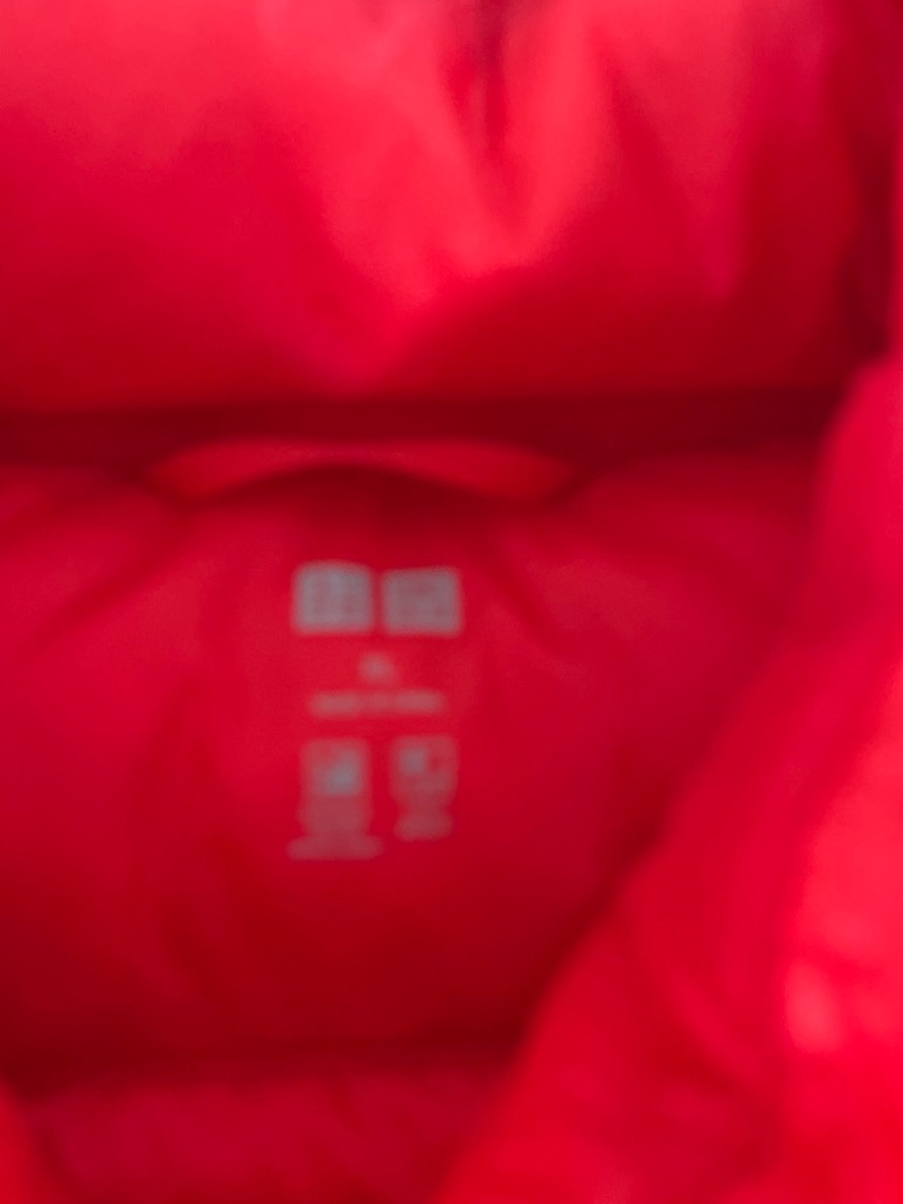 Uniqlo Bright Red Kids Puffer Jacket